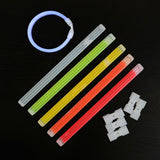 2x Mixed Colour Glow Sticks Bracelets Party Glowstick Glow in the Dark Light Toy