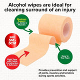 2PK Tape Sports Strapping Premium Rigid Sports Strapping Cotton Cloth - 5m x 5cm