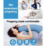 Large Size Maternity Pregnancy Nursing Sleeping Body Pillow - 80x 140cm Assorted