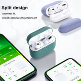 Silicone Gel Case For Apple Airpods 3 Protective Cover Skin Shockproof -Sky Blue