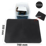 Waterproof Double-Layer Cat Litter Mat Trapper Foldable Pad Pet Rug Home L
