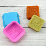24x Silicone Soap Mould Set For DIY Handmade Soap Making Square Shape Molds AU