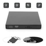 USB External CD RW DVD ROM Writer Burner Player Drive PC Laptop Mac Windows