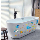 24pcs Kids Anti Non Slip Bath Tub Stickers 6 Sheets Mat Skid Shower Bathroom Mat