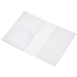 Clear Matte Transparent Passport Cover Protector Travel Holder Organiser Wallet