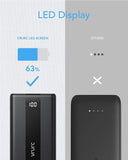 20W Mini Power Bank 10000Mah USB C Ultra-Slim Portable Charger PD QC3.0 Fast