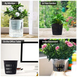40x Mesh Pots Basket Plant Grow Net Cup Aeroponic Hydroponics Aquaponic Mesh