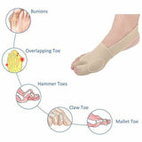 1 piece Bunion Corrector Big Toe Splint Straightener Hallux Valgus Foot - Large