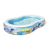 Bestway Swimming Pool Above Ground Inflatable Ocean Print Family Fun