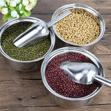 5x Stainless Steel Scoop Ice Buffet Candy Kitchen Shovel Nut Pet Food Flour