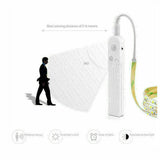 Warm White Battery Operated Motion Sensor Cabinet Light LED Strip Under Bed 3M