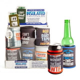 1 piece Neoprene Can Cooler Stubby Holder Breweriana Beer Can Design Assorted