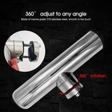 2x Marine Grade Stainless Steel Boat Fishing Rod Holders 7/8"-1"