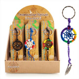 Handmade Dreamcatcher Keychain  Charm Keychain Keyring Boho Gift Assorted Colour