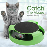 Motion Kitten Cat Interactive Toy Catch The Mouse Chase Scratchpad Training