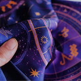 Zodiac Tarot Altar Scarf Fashion Cloth Decor Art Poster Tablecloth Cover Purple
