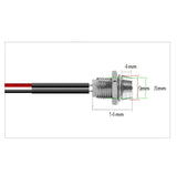 10 pcs Pre-wired 12V 8mm Symbol LED Dash Panel Indicator Pilot Light