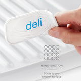 YouCopia ReStickable 3D Fridge Labels 10-Piece Set Reusable Nano-Suction White