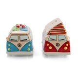 Combi Kombi Surf Camper Vintage Retro Ceramic Salt & Pepper Shakers Set