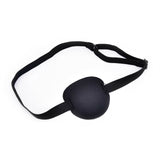 Eye Patch Eye Shade Medical Use Concave Washable Adjustable Strap Black Strap