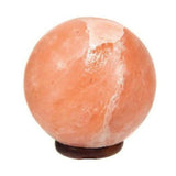 Sphere Himalayan Crystal Salt With Lamp Natural Night Light Rock Energy