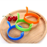 4pcs Silicone Egg Rings Non Stick Kitchen Baking Tools Pancake Handles