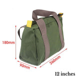 1x Waterproof Tool Bag Portable Storage Toolkit Hand Heavy Case Canvas Duty - Medium