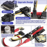 VER009S PCI-e Riser Card PCIe 1X to 16X Extender Riser USB 3.0 Cable GPU Mining