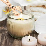 Rose Gold Candle Wick Trimmer Scissors Stainless Steel Candle Cutter Snuffers