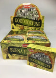 120x Hem Good Fortune Incense Cones Natural Fragrance Smoke Air Purifier