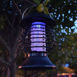 Solar Powered Mosquito Killer Lamp Fly Trap Zapper Bug Insect Garder Light