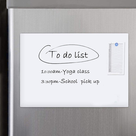 Fridge Magnetic Whiteboard A4 + Board Pen Marker Eraser Memo Reminder Magnet A4