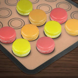 30 Cavities Macaron Baking Mat Non Stick Silicone Cake Macaroon Mould Pad Sheet