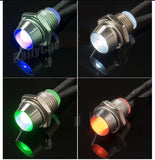 10 pcs Pre-wired 12V 8mm Symbol LED Dash Panel Indicator Pilot Light
