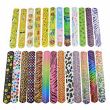 30x Mixed Wrist Snap Slap Bands Kids Party Favor Novelty Toys Play Band