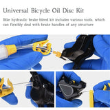 Bike Bleeder Hydraulic Disc Brake Kit Metal Joint Funnel Adapter Repair Tool