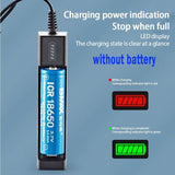 Portable 1slot Battery USB Charger for Rechargeable Batteries Li-ion