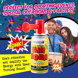 2PK Air Horn Mini Size Sporting Events Special Occasions Parties  -23g