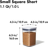 Oxo Good Grips Pop 2.0 Container Small Square Short 1L