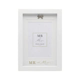 Mr & Mrs Photo Frame Wedding Gift Bridal Shower Keepsake Engagement Jewelled 5x7