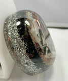 Black Tourmaline Aluminium Orgonite Tower Buster EMF Protection Crystal New