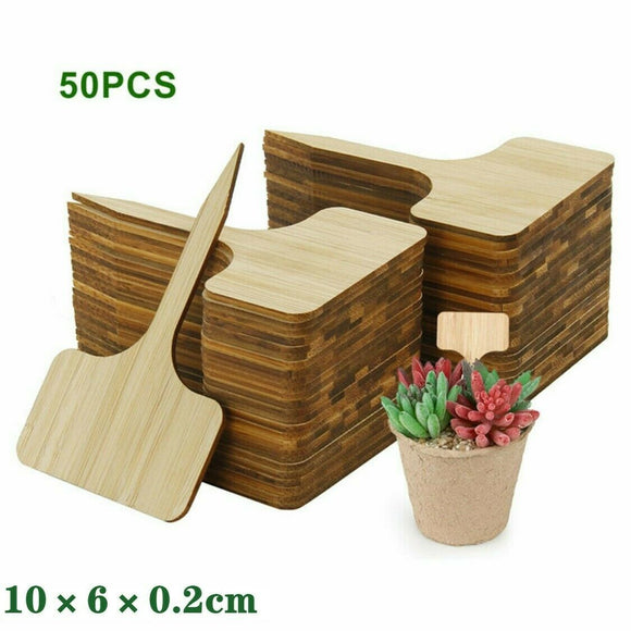 50pcs Bamboo Plant Flower Labels