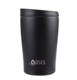Travel Cup Coffee Oasis Double Wall Insulated Stainless Steel - Black 380ml