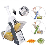 Vegetable Slicer Mandolin Kitchen Food Chopper Dicer Grater 4IN1 Assorted