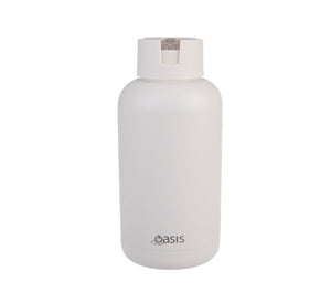 Oasis Moda Ceramic Lined Stainless Steel Triple Wall Drink Bottle 1.5L Alabaster