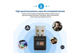 600Mbps Dual Band USB WiFi Wireless Dongle AC600 Lan Network Adapter 5GHz 2.4GHz