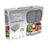 Bentgo Lunch Box With Compartment Bento-Style Lunchbox Container  Silver