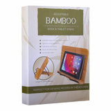 Bamboo Reading Rest Adjustment Tablet Home Study Book Holder Foldable