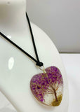 Amethyst Tree of Life Orgonite Orgone Crystal Pendant Energy Healing Protection