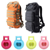 50x Double Hole Toggle Cord Stopper Lock End Drawstring Spring Loaded Holes